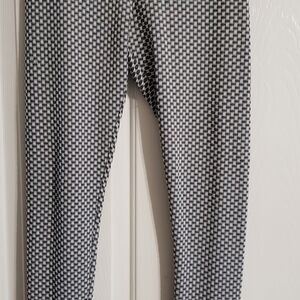 Black and White Checkered Leggings